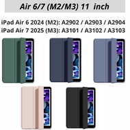Ipad case, leather case for Ipad air 6 air 7 11 inch Ipad air6/7 M2 M3