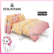 สบายมายเบด Marie : ชุดเครื่องนอน (ผ้าปูที่นอน+ผ้านวม) ลายแมวมาลี (ลิขสิทธิ์แท้ Disney) ยี่ห้อ FOUN