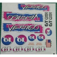 BMX GT Vertigo Decal Transparent Sticker