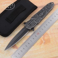 Jufule Custom Crusader 9Cr18Mov Folding Camp Hunt Pocket