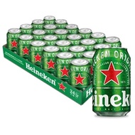 Heineken Premium Pilsner Lager Beer Can 5.0% Alcohol (24 x 320ml)