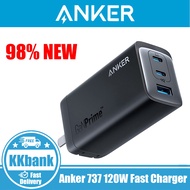 Anker 737 120W Fast Charger GaNPrime PPS 3-Port USB C Fast Charger Compact Foldable Wall Charger