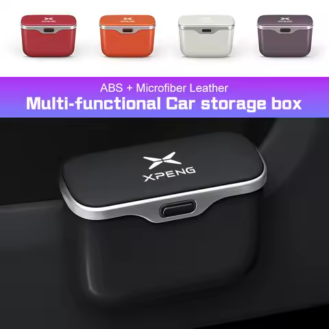 Waterproof Car Trash Can For Xpeng G6 P7 G3 G3i G9 P5 X9 X2 N5 F30 H93 2020 2023 2025 Car Door Stora