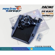 Racing Monkey Sniper150/155 Radiator w/ Fan