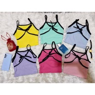 Kids/baby coquette Ribbon sleeveless tie Top Fit to 2y.o-3 y.o