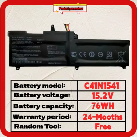 Wholesale And Retail❗❗❗ C41N1541 Battery For ASUS ROG GL702 GL702V GL702VM GL702VS GL702VT GL702VM1A