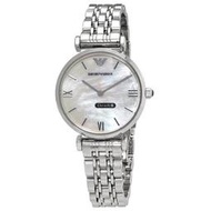 Chris 精品代購 EMPORIO ARMANI 亞曼尼手錶 AR1682 經典珍珠貝面 女錶 手錶  歐美代購
