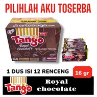Tango Wafer ROYAL CHOCOLATE RENCENG - (HARGA 1 KARTON ISI 12 RENCENG)