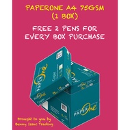 A4 PaperOne Copier Papers 75gsm Printing Papers - Plain - Office Supplies (5 reams per box)