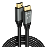 【2條裝】hdmi高清線2.1版 8K120Hz HDR 48Gbps 適用於電競遊戲電腦顯示器（0.5米）