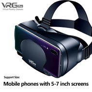 3D VR Headset Smart Virtual Reality Glasses 4.7-7 Inches Helmet for Smartphones Phone Android iPhone