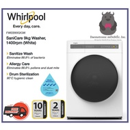 Whirlpool FWEB9002GW Front Load SaniCare Washing Machine (9kg) | 1400rpm (White) | 4 Ticks