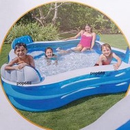 INTEX56475 原廠 靠背座位家庭充氣遊戲水池 可當幼兒游泳池 遊戲球池 遊樂園送修補貼