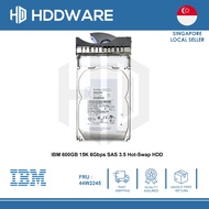 IBM 600GB 15K 6Gbps SAS 3.5 Hot-Swap HDD // 44W2244 // 44W2245 // 44W2248