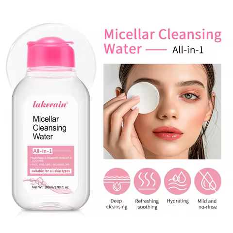 100ml Garnier Micellar Water Hydrating Facial Cleanser Deep Makeup Remover Cleaning Water Refresh Hy
