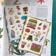 Whimsical world sticker sheet A6