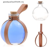 【NEW】 Medieval Cosplay Potion Bottle Holder Cork Glass Dark Magic Wizard Steampunk Prop for LARP Rol