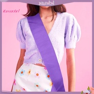 xavexbxl|  Party Sash Blank Solid Color Costume Accessory Fabric Bride Shoulder Strap Wedding Award 