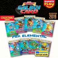 Kad BoBoiBoy Galaxy Card Pek Elemental - Full Set