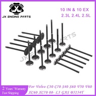 B5254T Engine Intake Exhaust Valve Set For Volvo 2.3 2.4 2.5 C30 C70 S40 S60 S80 V40 V50 V60 V70 XC6