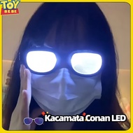 MATA TOYBEBE Unique Glasses Conan LED Glasses Special Effect Cool Luminous Glasses Conan Glasses ind