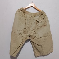 Celana Cargo Pendek / Celana Gombrong Cargo Army Pocket USA Brown Y2K Second Original Preloved