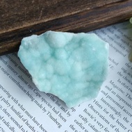 Blue Aragonite 雲南產地 藍文石 藍霰石 天然礦石 原礦