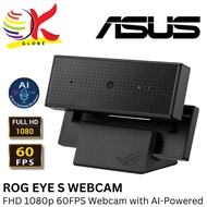 ASUS ROG EYE S FHD 1080P 60 FPS WEBCAM WITH AI-POWERED, NOISE-CANCELING MICROPHONE, FOLDABLE DESIGN 