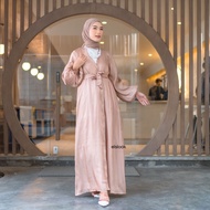 Luster outer shimmer silk dress shimmer elementary school oot Eid invitation pre-wedding dress outer