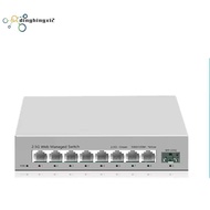 Homelab Setup 2.5GbE Smart Managed Switch 8 Port 2500Mbps Network 10Gbps SFP+ Slot Web Interface Lin