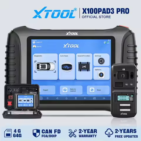 XTOOL X100 PAD3 Pro With KC501 Fob Key Programming Tools 40 Resets Car Diagnostic All Key Lost Immob