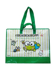 กระเป๋า กระสอบไนลอน กระเป๋าฟาง กระเป๋าช้อปปิ้ง กระเป๋าลายKeroro ลิขสิทธิ์แท้ 100% #C207-KERORO-23K #