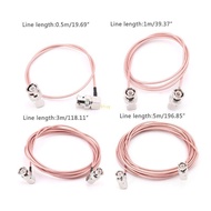 btsg BNC Male Elbow To BNC Male Elbow RG316 Pigtail Cable RF Coaxial Cables Camera Vi