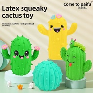 Pet Toy Latex Sounding Cactus Teething Imitation Cactus Dog Toy