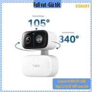 Tapo C216 3MP Indoor/Outdoor Security AI Wi-Fi Camera, 360 Rotation, Night Color Recording, 2-Way Ta
