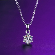GRA Kann Jewelry FY-504 5-8 mm Moissanite diamond necklace for women