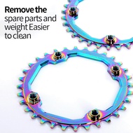 Carbon Ke TANKE Bicycle Crank Mountain Bike Chainring 104BCD Positive Negative Chainring 34T36T38T C