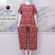 Reens Collection - Setelan CPLPDK Batik Kuda Mas | Piyama Rayon Wanita Celana Panjang Lengan Pendek