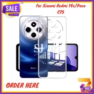 Xiaomi Redmi 14c Case/poco C75 Crystal Clear Anti Crack Silicon Casing