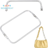 1bag 2pcs Aluminum bag Handle bag Replacement Accessories Silver color 9.5x30x2cm