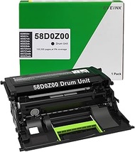 58D0Z00 Drum Unit Remanufactured Replacement for Lexmark 58D0Z00 Compatible with B2865dw MS821dn MS8
