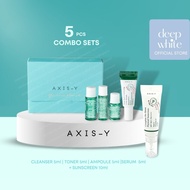 AXIS-Y Mini Glow Set and Axis Y Complete No-Stress Physical Sunscreen SPF50+ PA+ 10ml Combo Sets