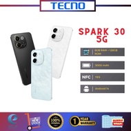 TECNO Spark 30 5G Smartphone (6GB RAM + 128 ROM) 6.67" Display / 120Hz / NFC / IP54