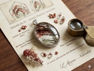 千層花幽靈水晶吊墜