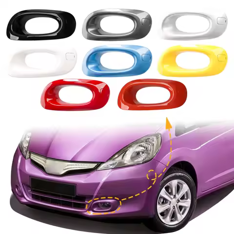 Fog Light Frame Lamp Trim Grill Cover For Honda Jazz Fit GE6 GE8 2012-2014 33956-TF0-J51 33906-TF0-J