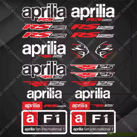 For Aprilia Rs125 Stickers Motorcycle Sticker Helmet Decals