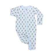 Baa Baa SHEEPZ - Bamboo Romper Zip SMALL SHEEPZ BLUE Cool