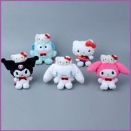 SQ4 Sanrio 50th Anniversary Plush Dolls Gift For Girls Pendant Hello Kitty Kuromi Melody Cinnamoroll