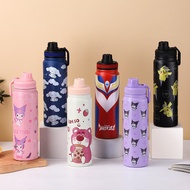 Sanrio Kuromi Cinamoroll Thermal Water Bottle Screw Cap 800ML
