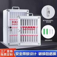 Storage Storage Cabinet Mobile Phone Mobile Phone Transparent Box Storage Box Management Student Loc